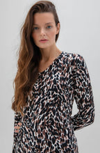 Chocolate & Pale Pink Animal Print Jumper