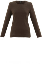 Chocolate Ribbed Detail Jumper