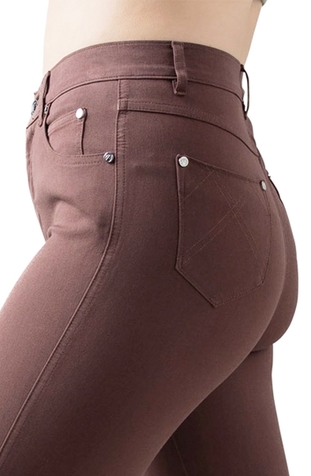 Chocolate Slim Leg Jeans