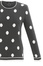 Classic Grey & White Spot Jumper