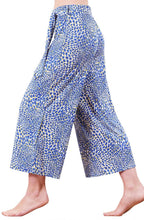 Cobalt Blue and Lime Jersey Culottes
