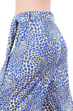 Cobalt Blue and Lime Jersey Culottes