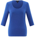 Cobalt Blue Double Fronted Sleeve Top