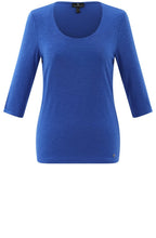 Cobalt Blue Double Fronted Sleeve Top