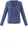 Cobalt Blue Marled Knit Jumper