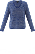 Cobalt Blue Marled Knit Jumper