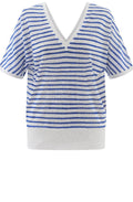 Cobalt Blue Reversible Semi Sheer Top