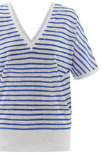 Cobalt Blue Reversible Semi Sheer Top