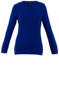 Cobalt Blue Ribbed Detail Jumper
