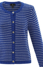 Cobalt Blue Statement Button Cardigan
