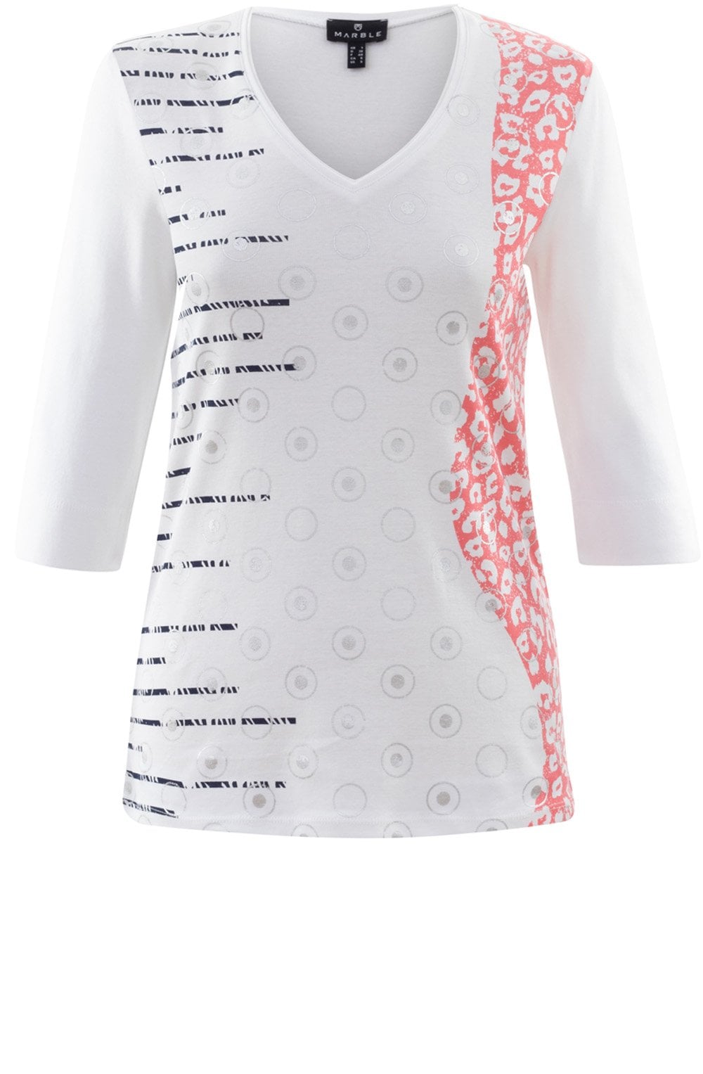 Coral Design Jersey T Shirt