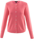 Coral Fine Knit Cardigan