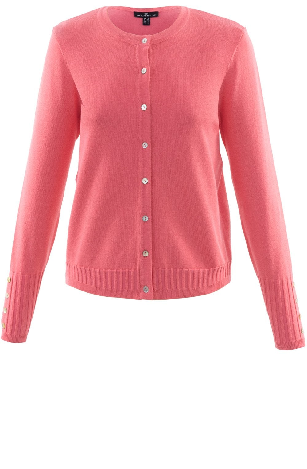 Coral Fine Knit Cardigan