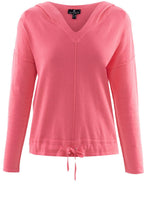 Coral Hooded Jumper