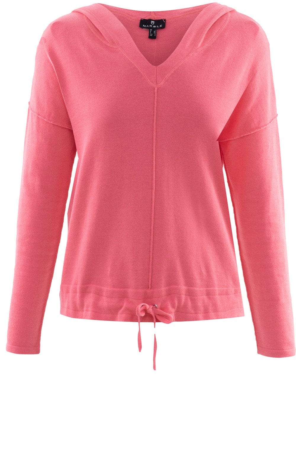 Coral Hooded Jumper