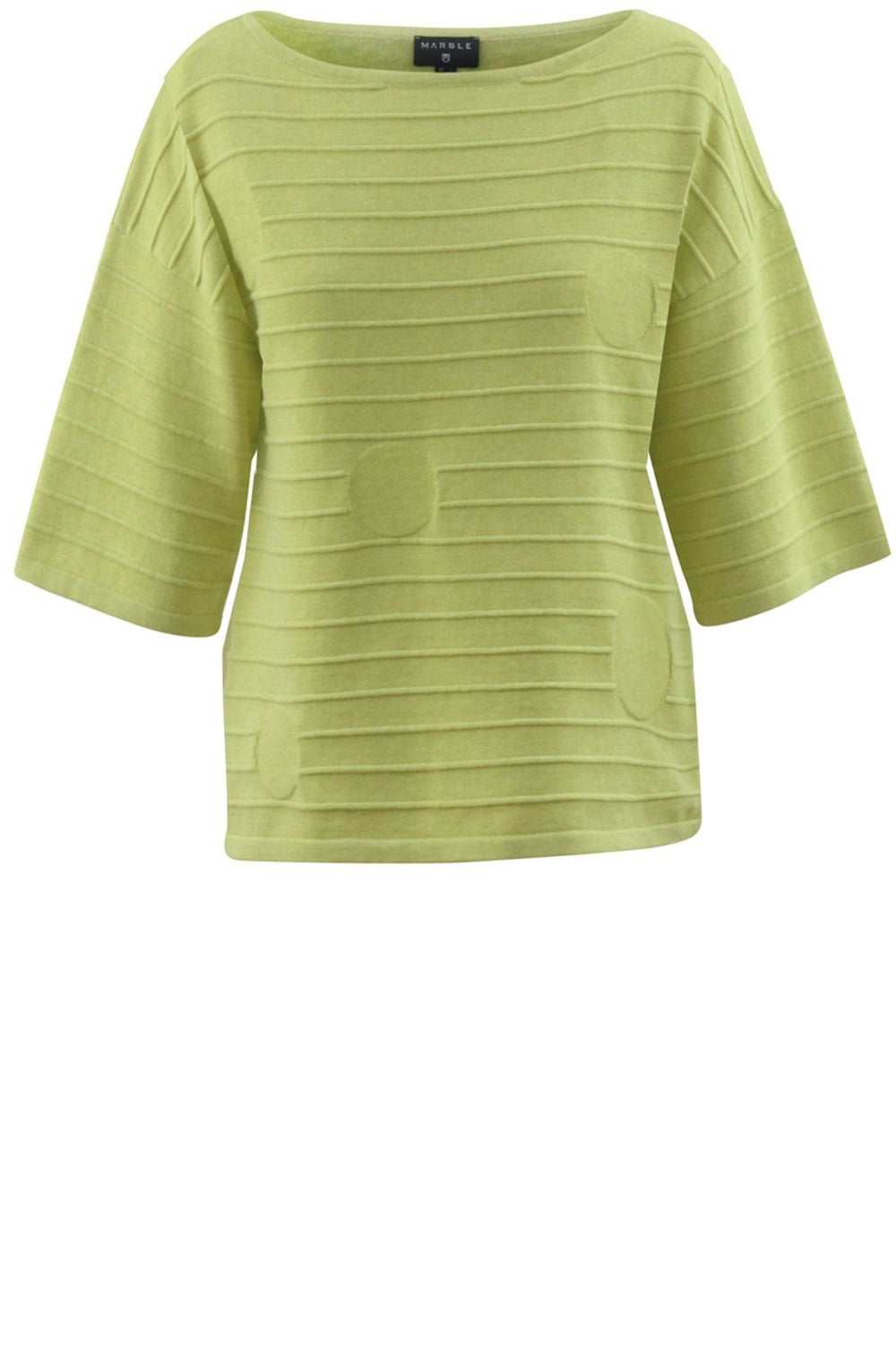 Marble Cotton Short sleeved Jumper