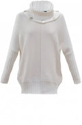 Cream Cowl Neck Jumper
