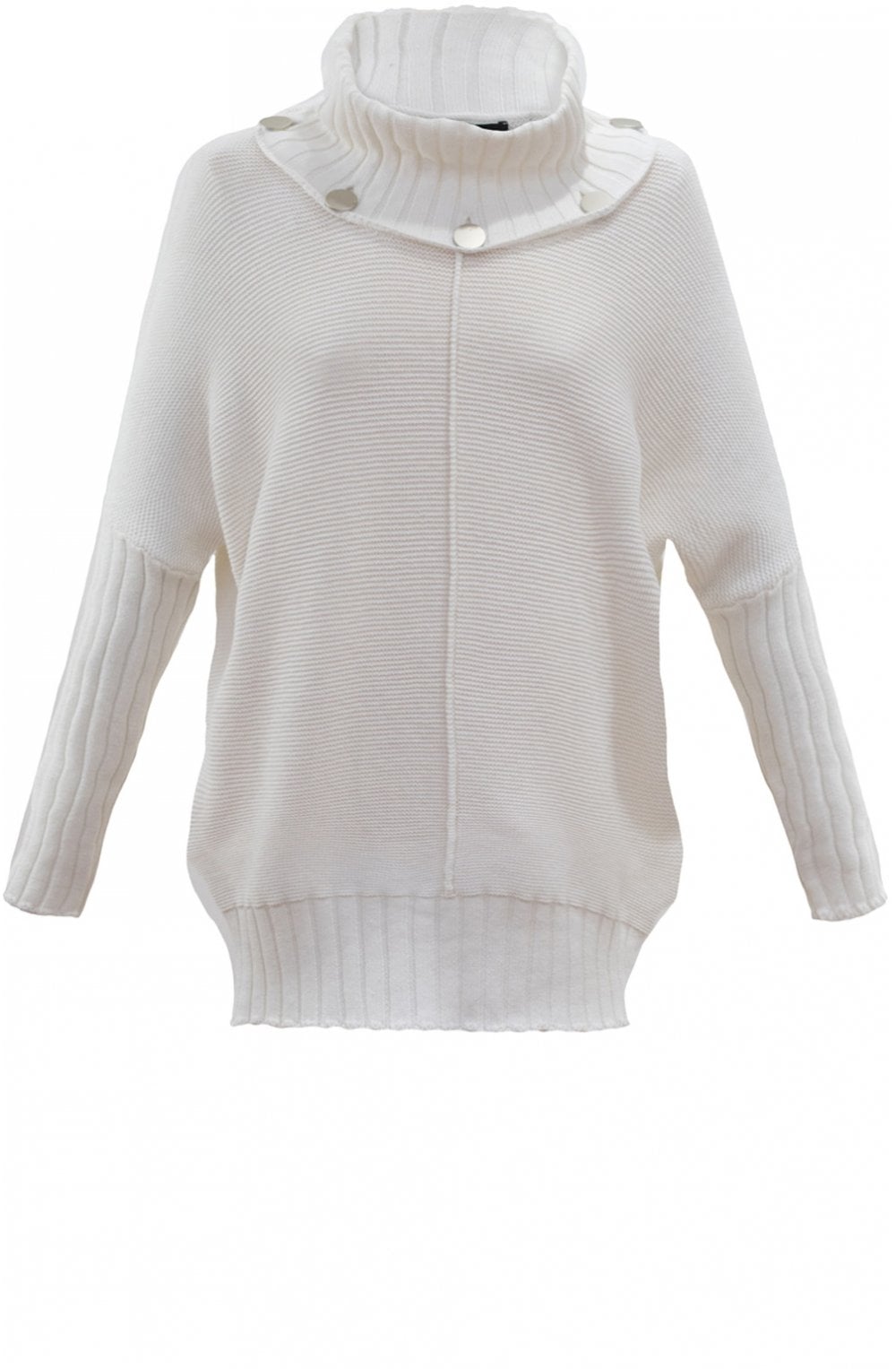 Cream Cowl Neck Jumper