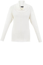 Cream Oversized Cowl Neck Relaxed Jumper