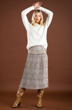 Cream Oversized Cowl Neck Relaxed Jumper