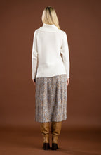 Cream Oversized Cowl Neck Relaxed Jumper