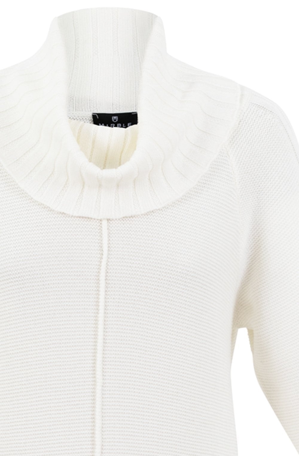 Cream Oversized Cowl Neck Relaxed Jumper