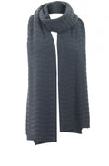 Dark Grey Knit Scarf