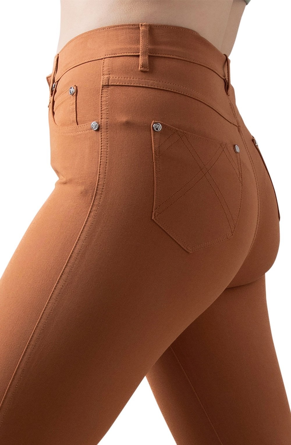 Dark Tan Jeans