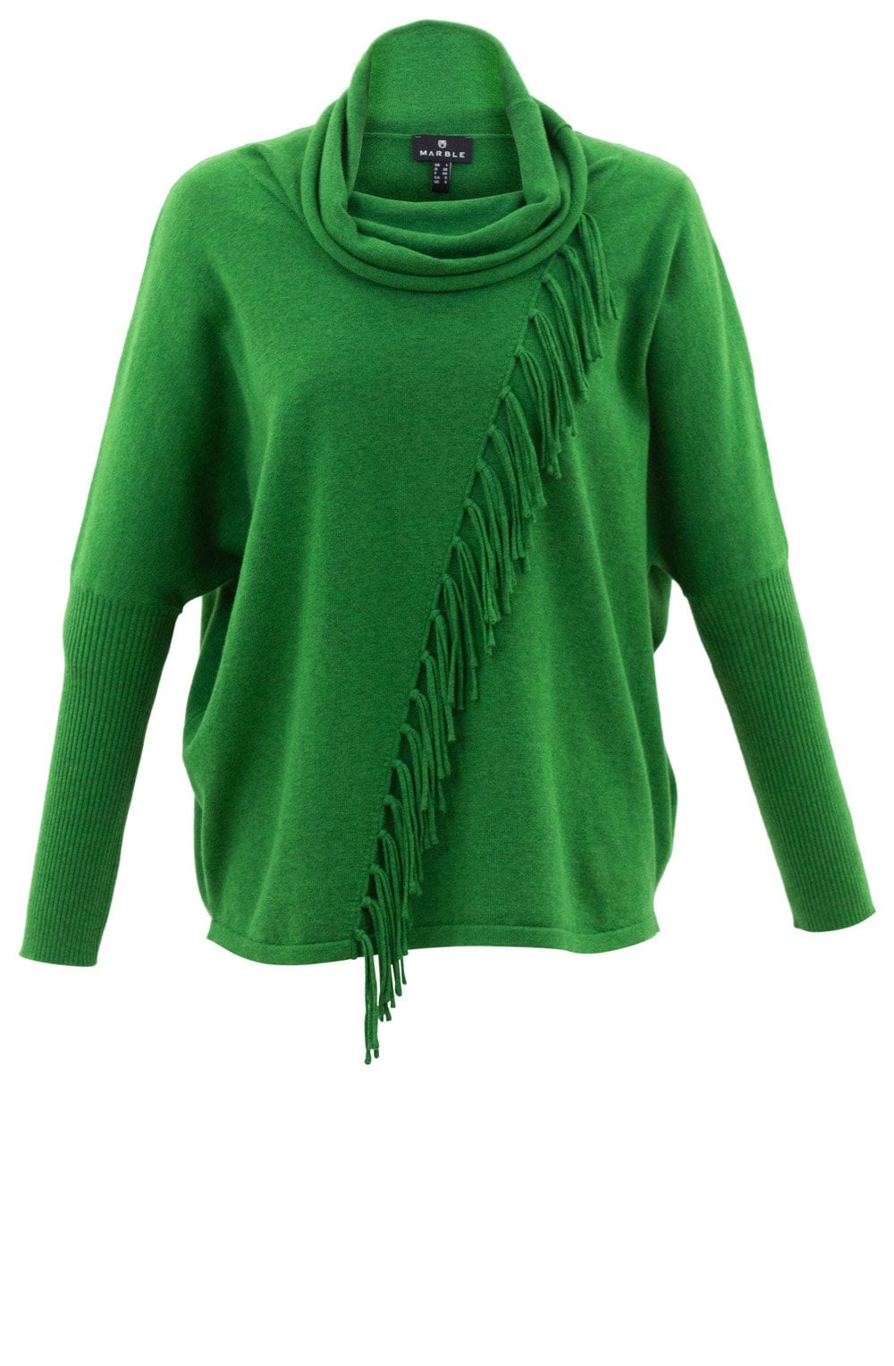 Emerald Green Tassel Detailed Jumper