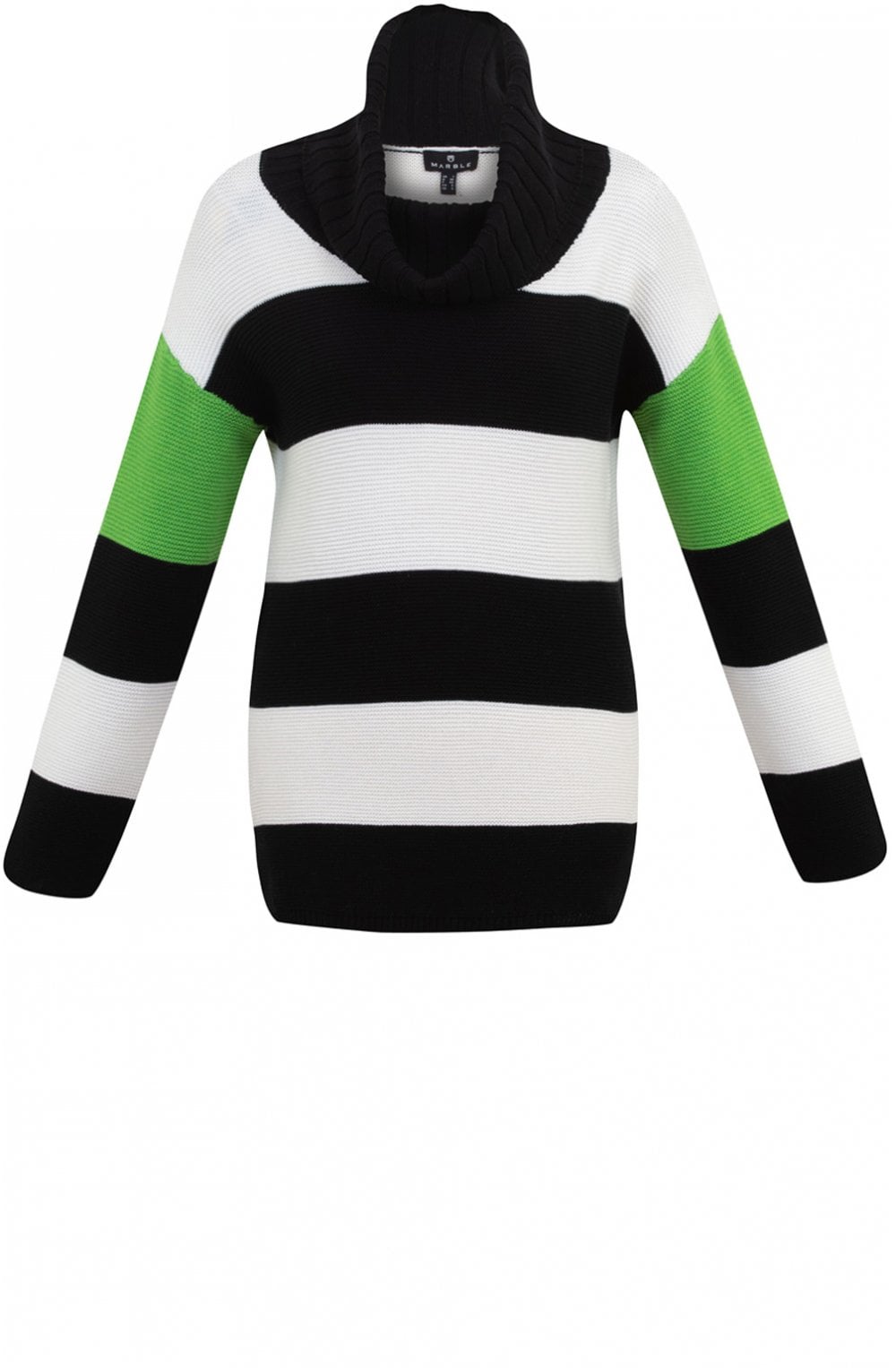 Green Bold Stripe Jumper