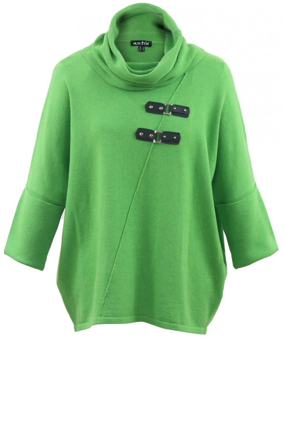 Green Cowl Neck Jumper