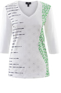 Green Design Jersey T Shirt