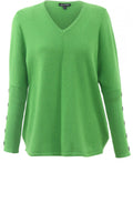 Green Fine Knit Jumper
