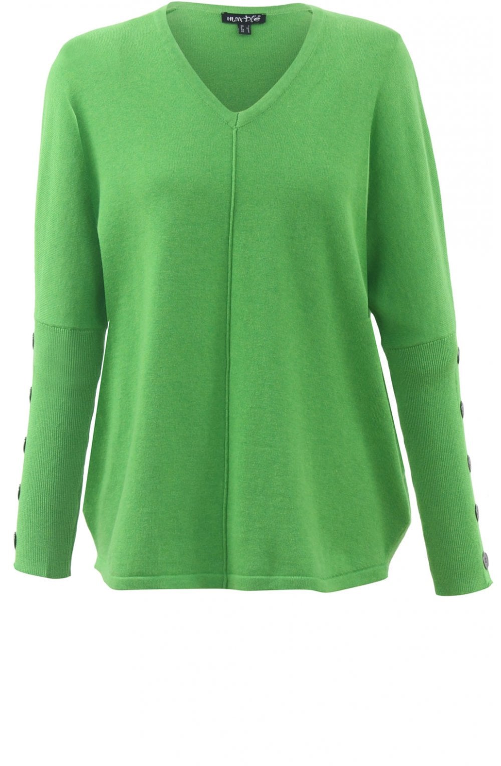 Green Fine Knit Jumper
