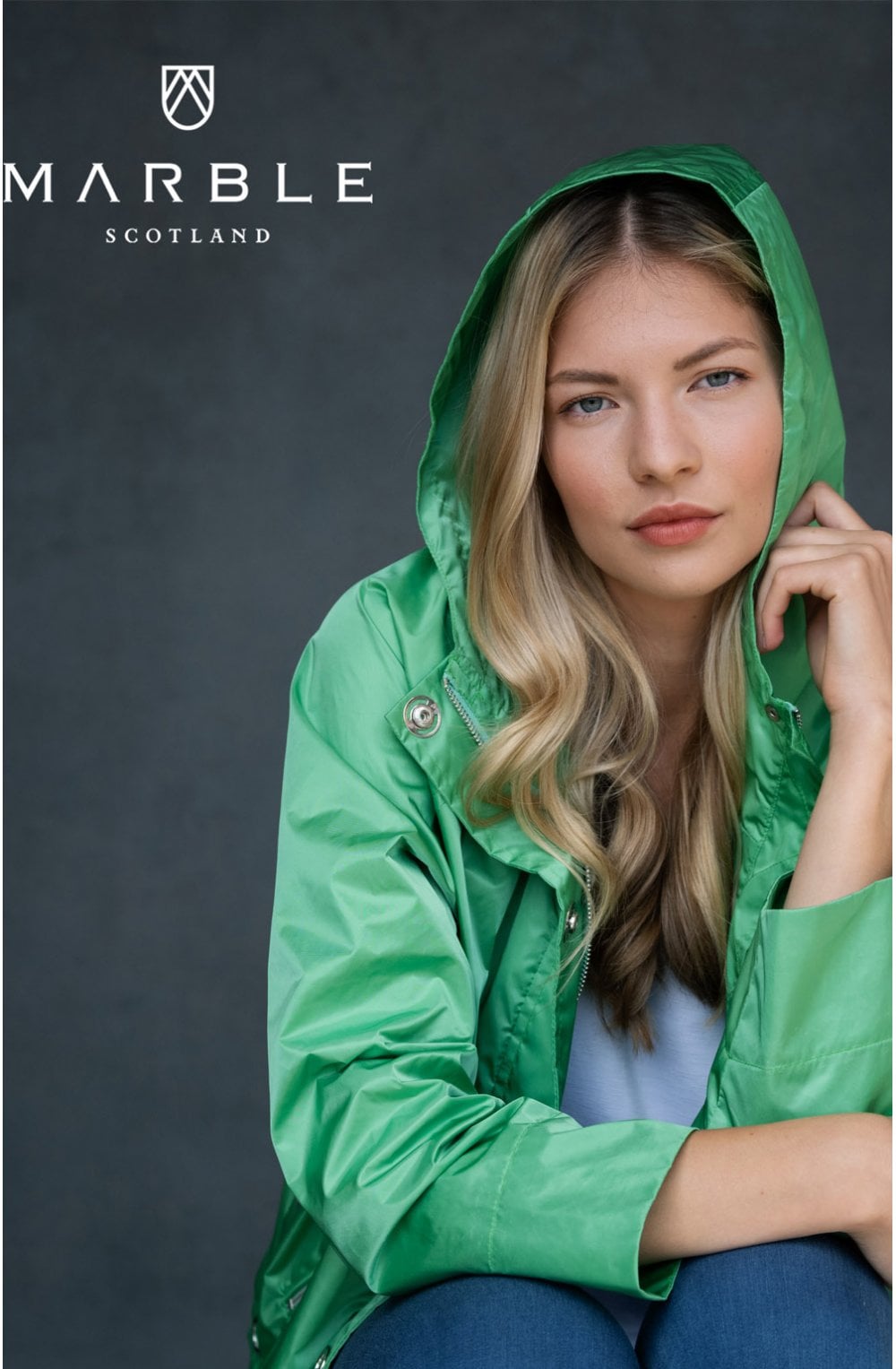 Green Hooded Jacket