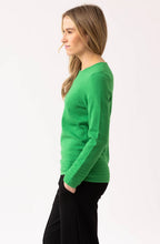 Green Ribbed Detail Jumper