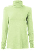Green Roll Neck Top