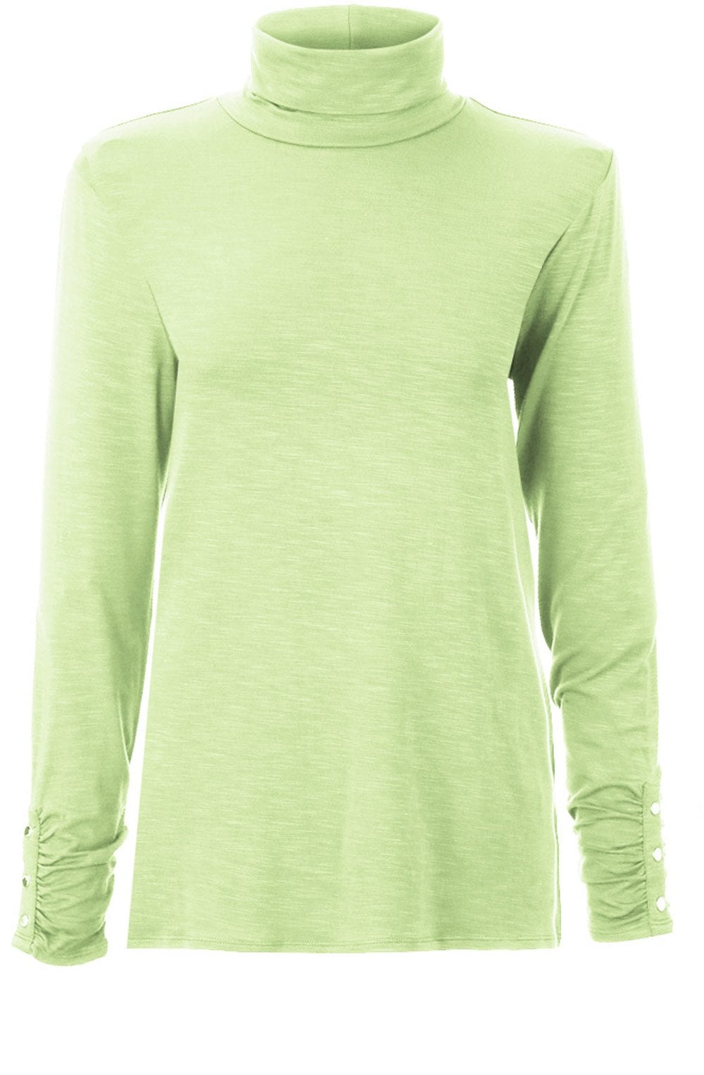 Green Roll Neck Top