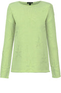 Green Star Knit Sweater