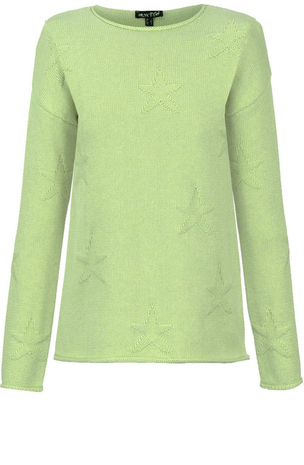 Green Star Knit Sweater