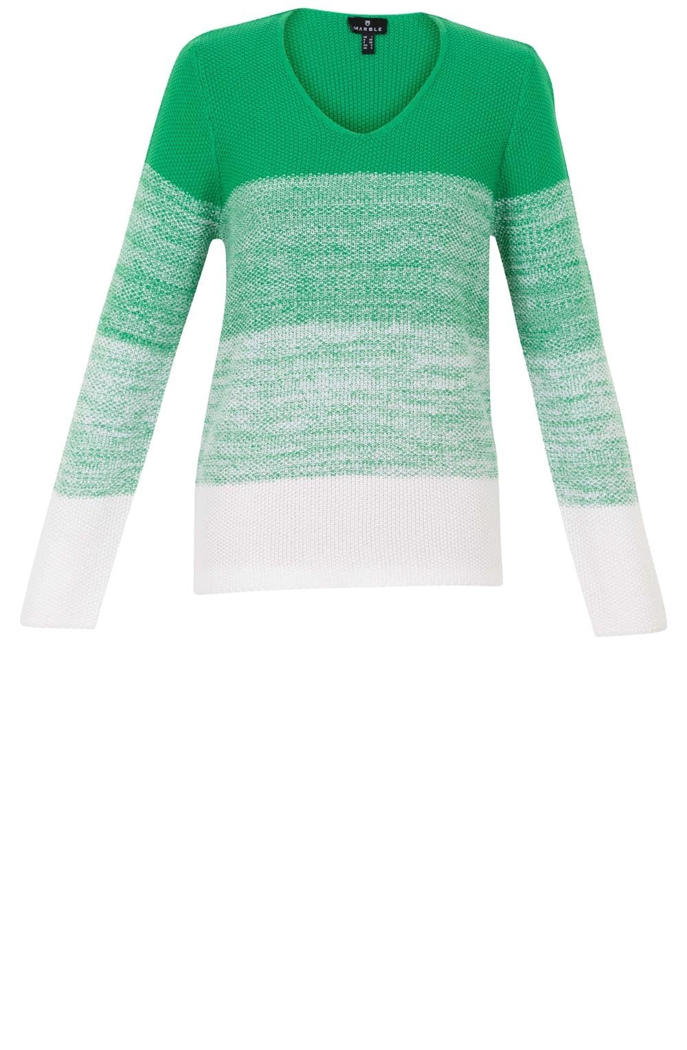 Green Stripe Panel Jumper