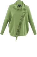 Green Tassel Detailed Jumper