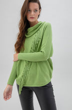 Green Tassel Detailed Jumper