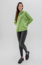 Green Tassel Detailed Jumper