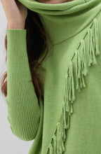 Green Tassel Detailed Jumper