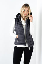 Grey in Quilted Coat