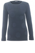 Grey Circular Design Jumper