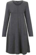 Grey Cotton knit Dress