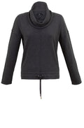 Grey Cowl Neck Relaxed Jumper