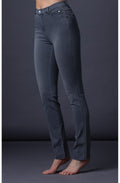 Grey Denim Slim Leg Jeans